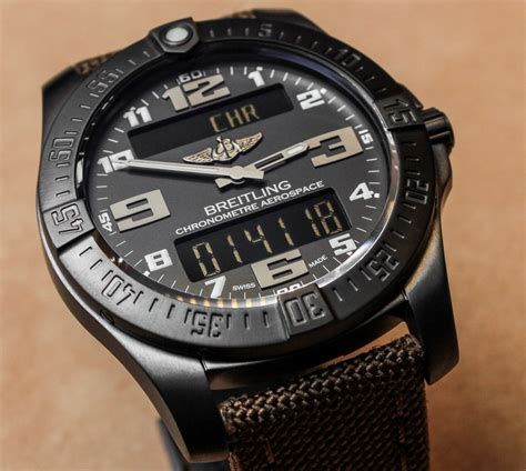 breitling aerospace evo in schwarz oder grau|breitling aerospace evo night mission.